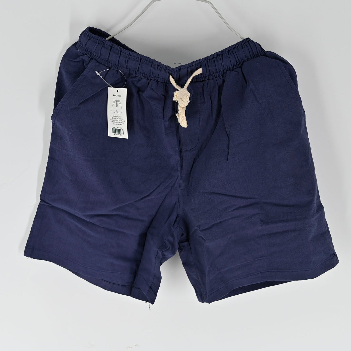 RefindWin Men Everyday Short with Pockets in Blue