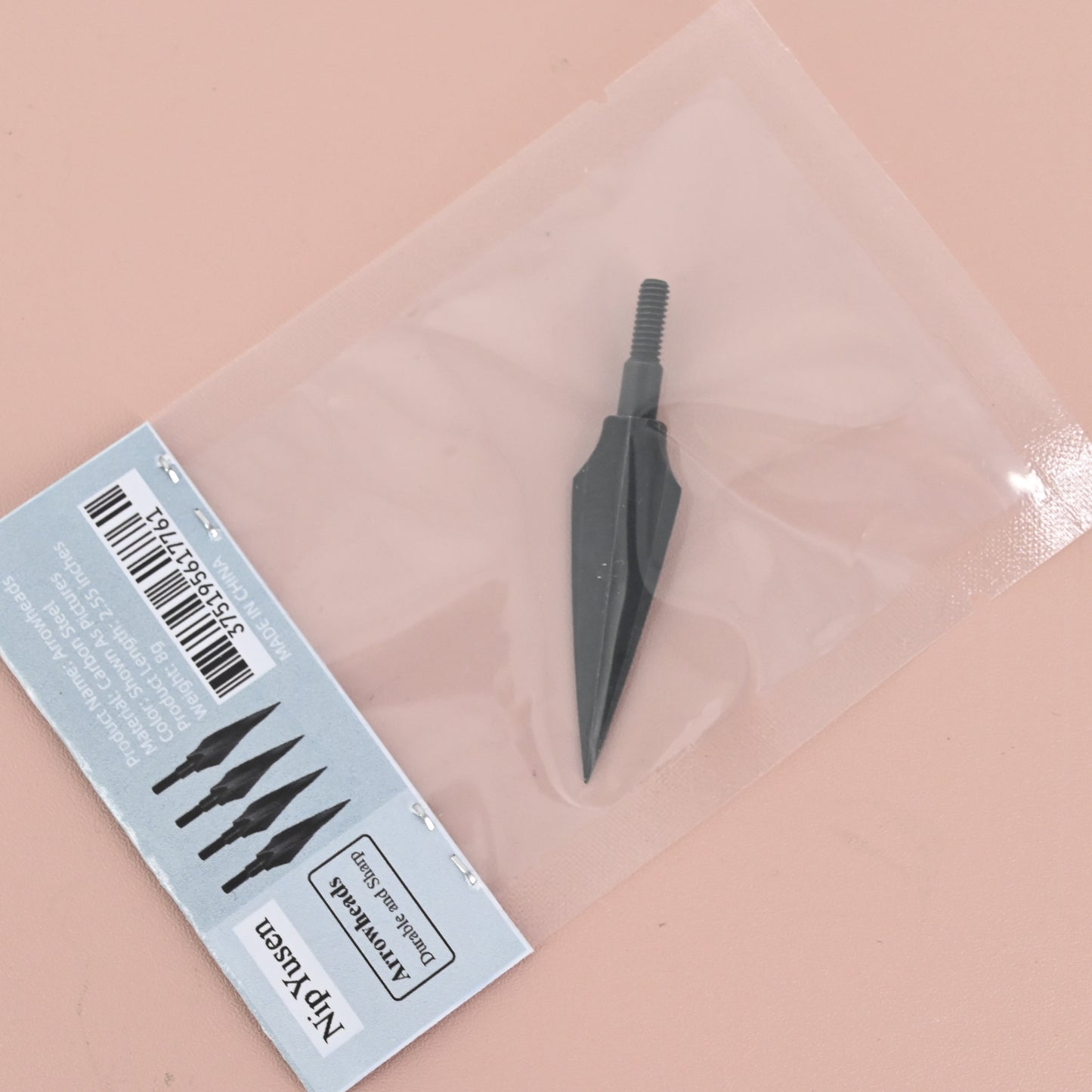 NipYusen Arrow Tip Broadheads Steel Black Archery Hunting Arrowhead Tips Archery Equipment