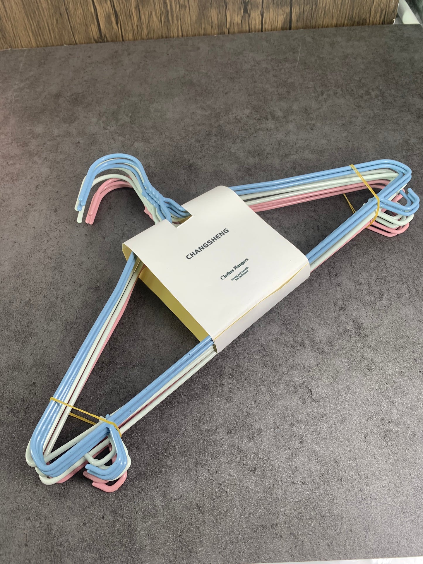 CHANGSHENG Heavy Duty Clothes Hangers Coat Hangers Non-Slip Iron Hanger for Adult