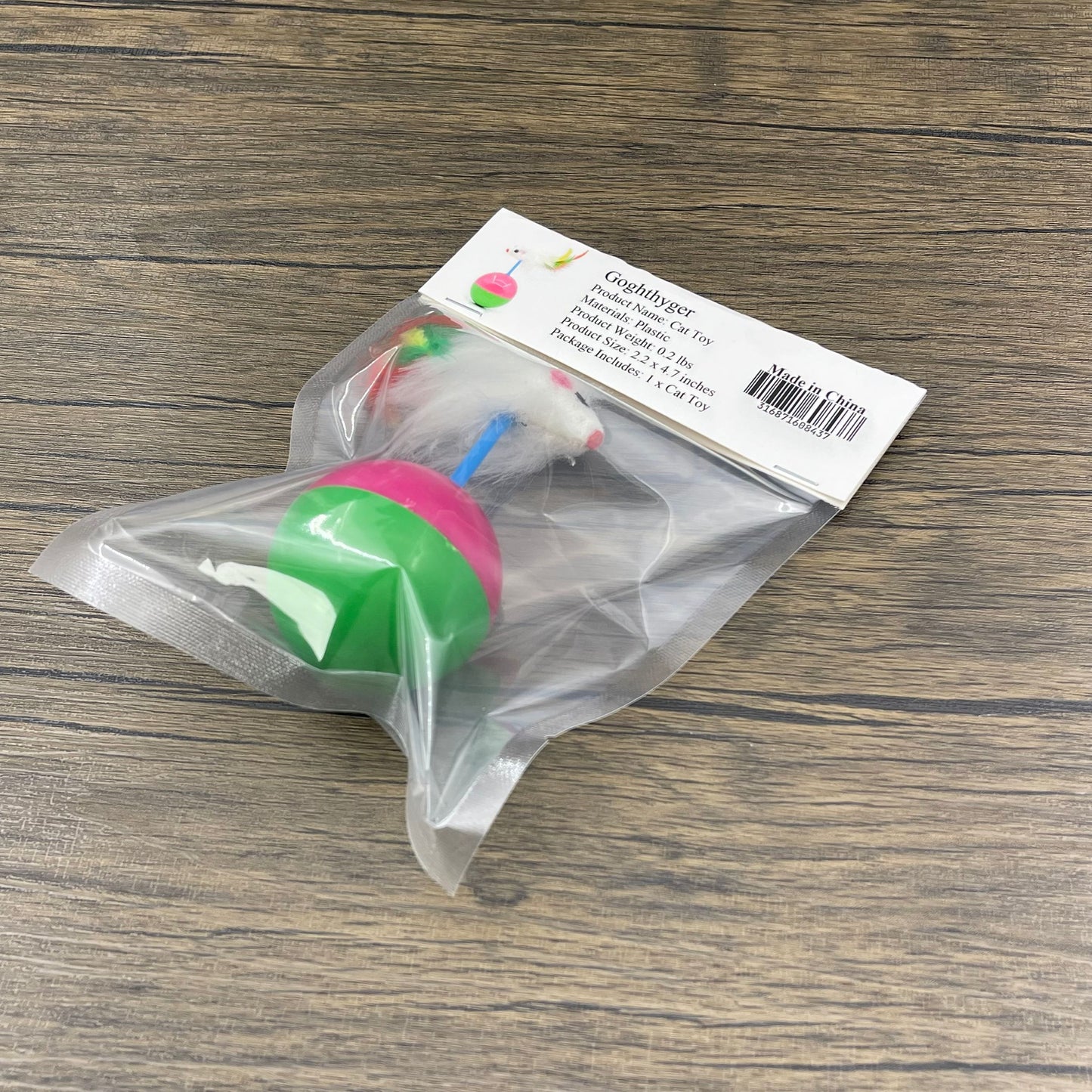 Goghthyger High-quality Tumbler Cat Toy Pet Cat Toy Interactive Kitty Toy with Feather Tumbler