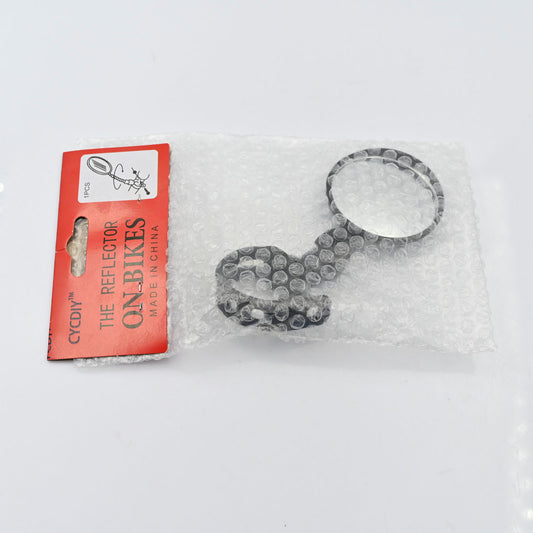 CYCDIY 1 PC Round Bike Rear View Mirror Handlebar Mount Rear View Mirror