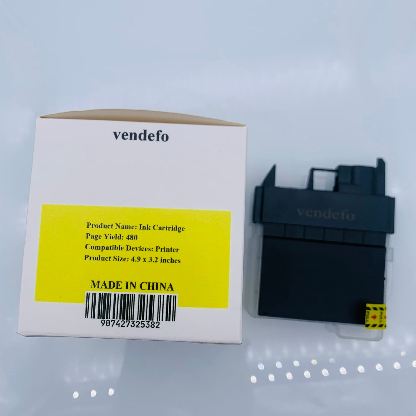 vendefo Printers Ink Cartridges Suited for MFC-J265W MFC-J410 J415W LC975BK 985, Black