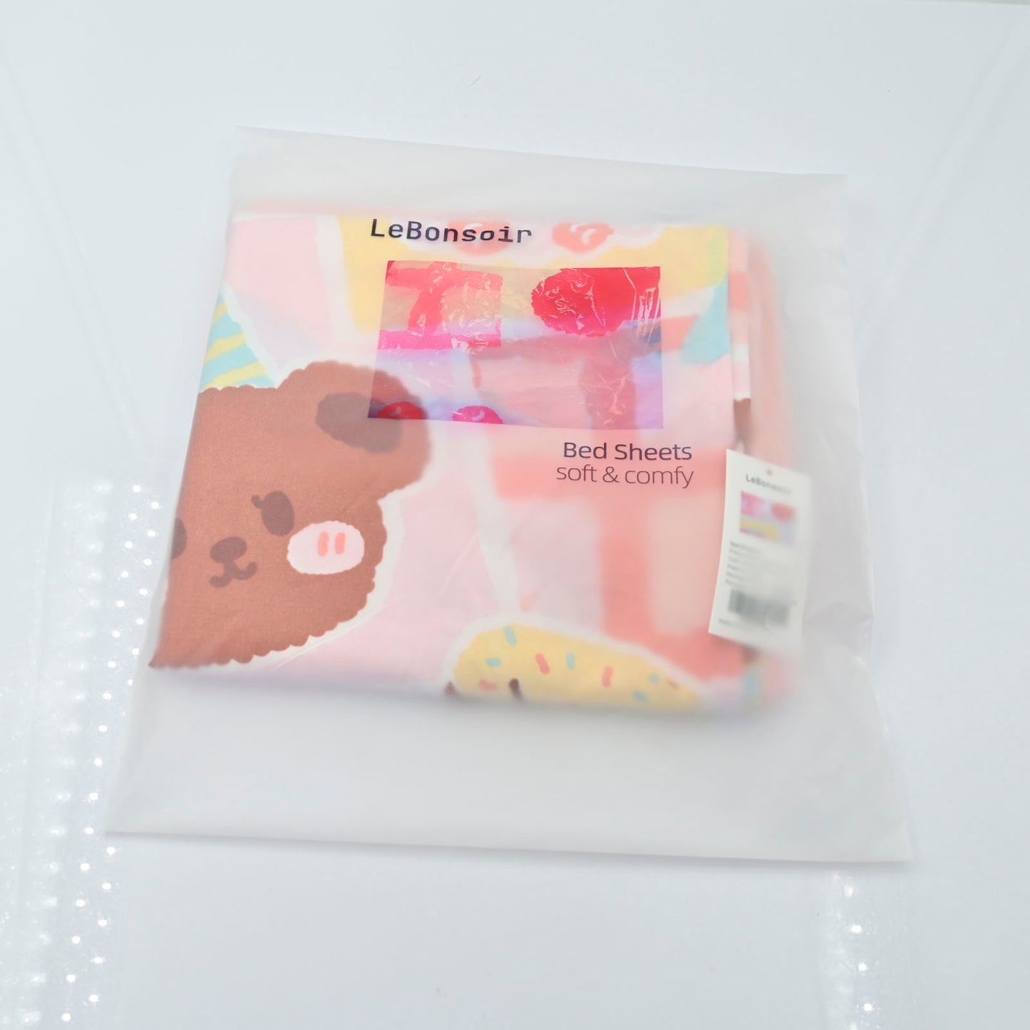 LeBonsoir Cotton Bed Sheets Cartoon Sheet Fitted Sheets for Single Bed