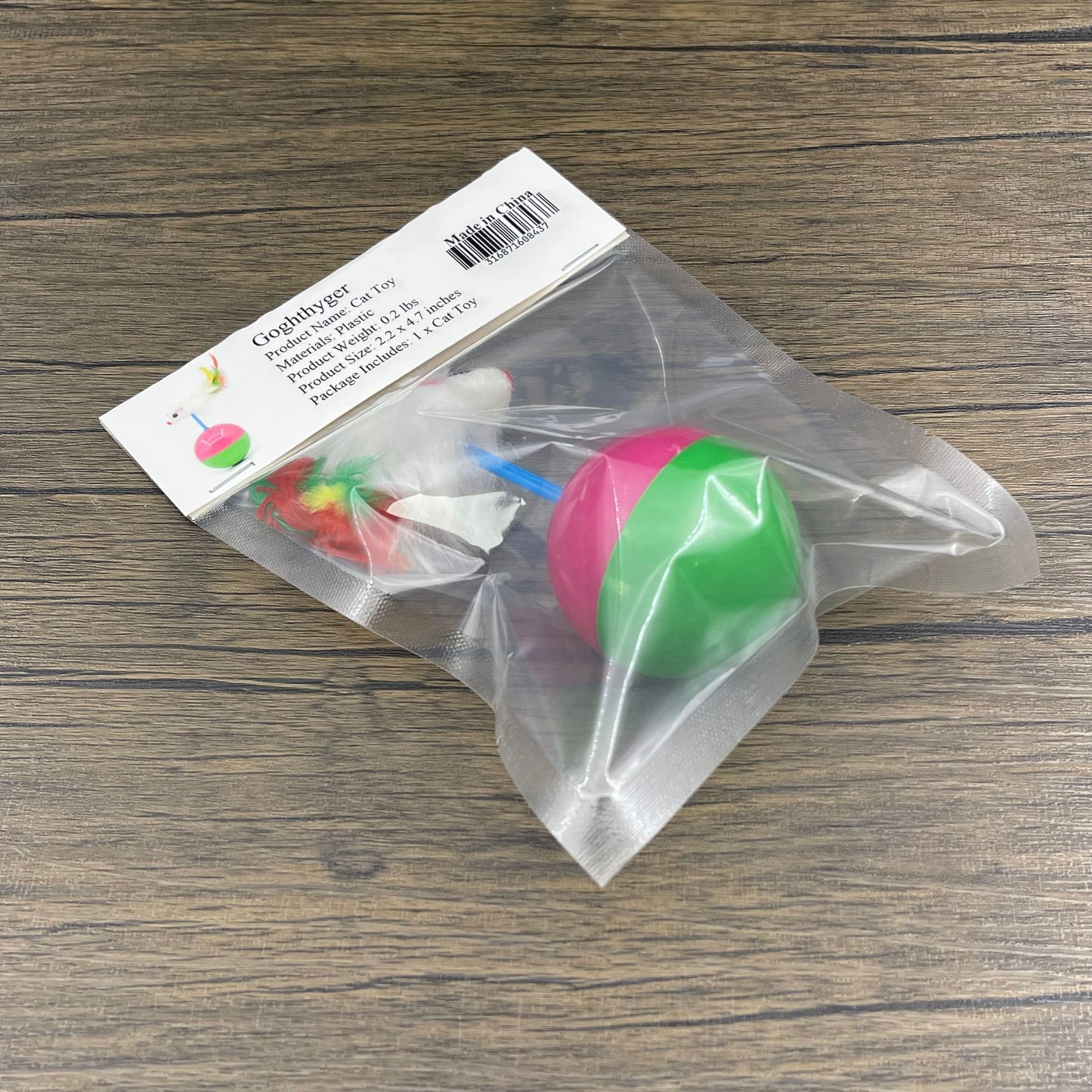 Goghthyger High-quality Tumbler Cat Toy Pet Cat Toy Interactive Kitty Toy with Feather Tumbler