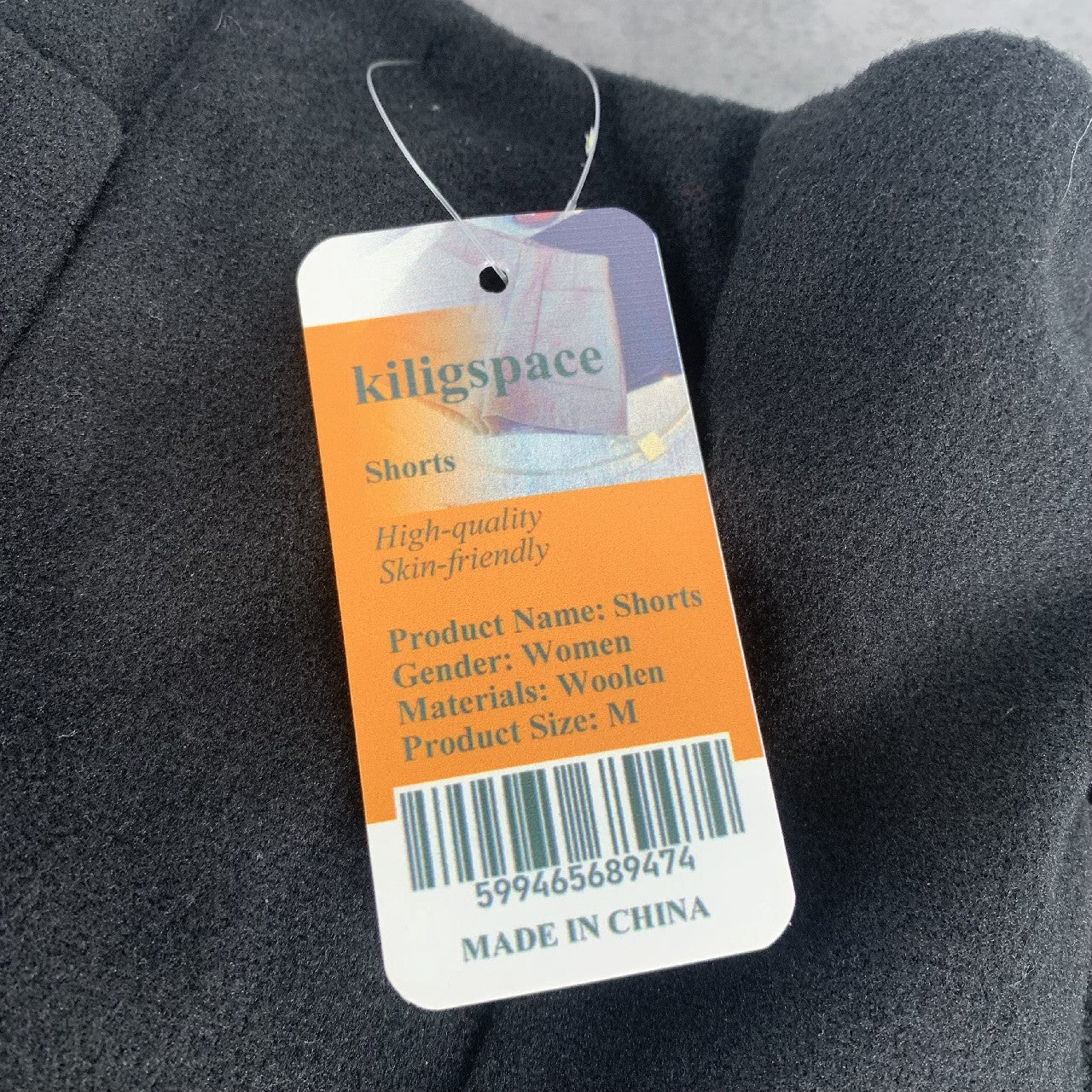 kiligspace High Waist Wide Leg Shorts Autumn And Winter Loose Outer Woolen Casual Shorts