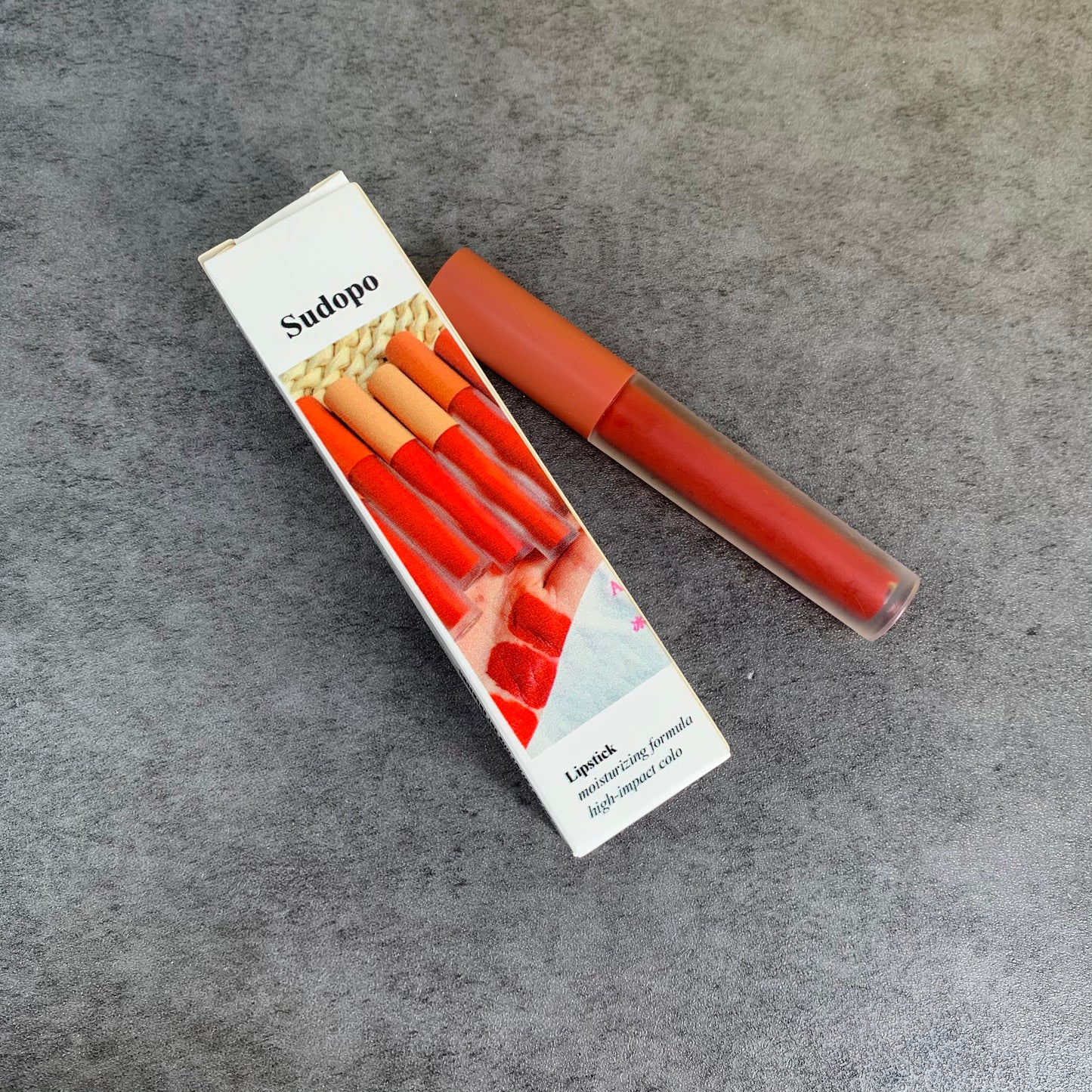 Sudopo Long Lasting Velvet Matte Lip Gloss Liquid Lipstick Lip Makeup Nonstick Cup