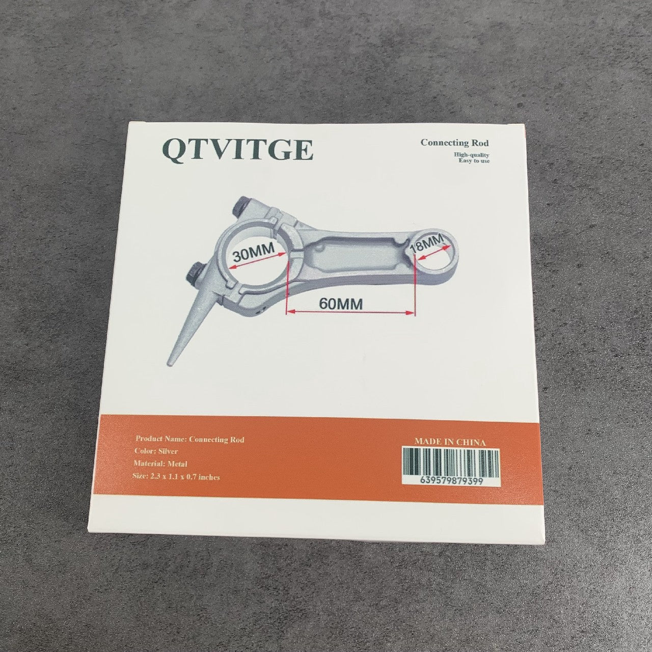 QTVITGE Metal Connecting Rod Engine Connecting Rod Replacement, Universal
