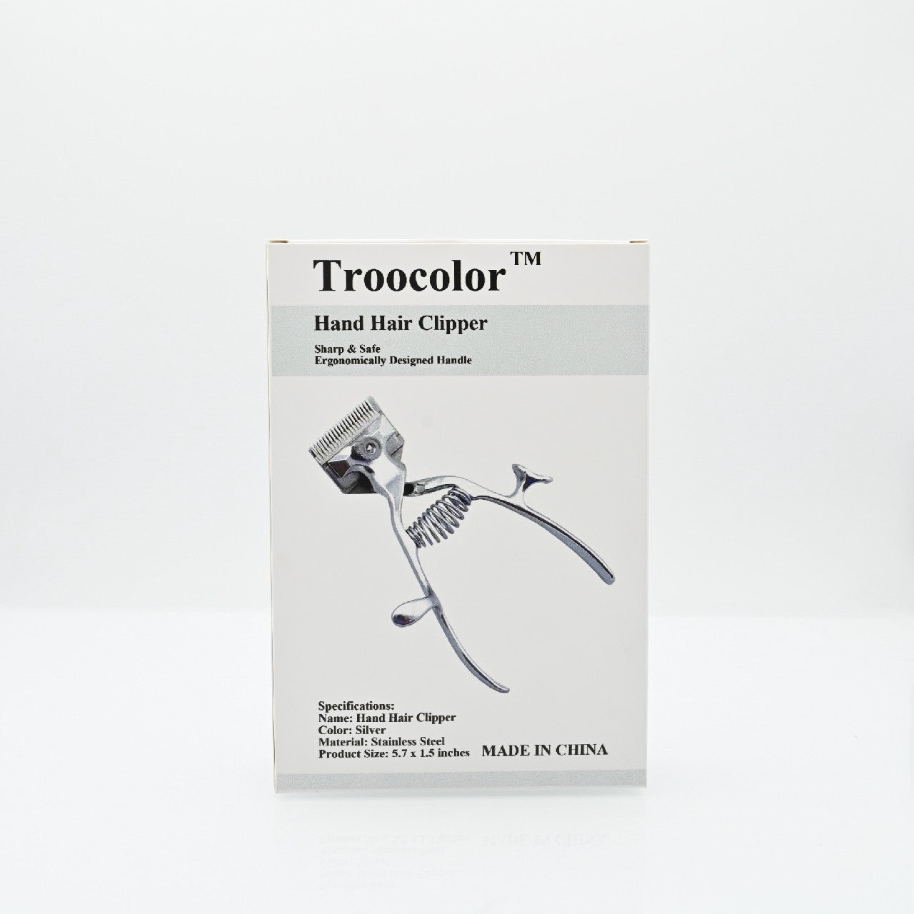 Troocolor Manual Hair Clippers Stainless Steel Non-Electric Hair Cutting Tools
