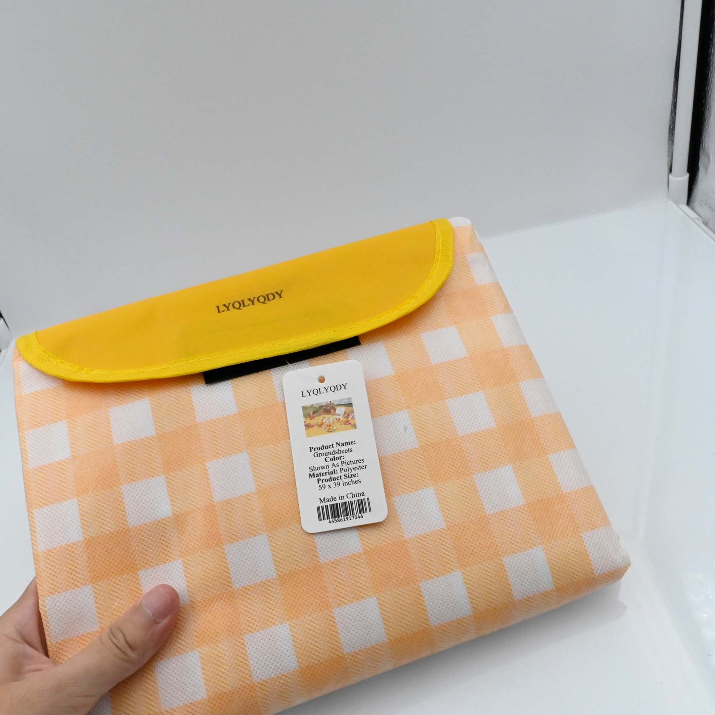 LYQLYQDY Groundsheets Picnic Portable Foldable Plaid Blanket Groundsheet Waterproof Sheet