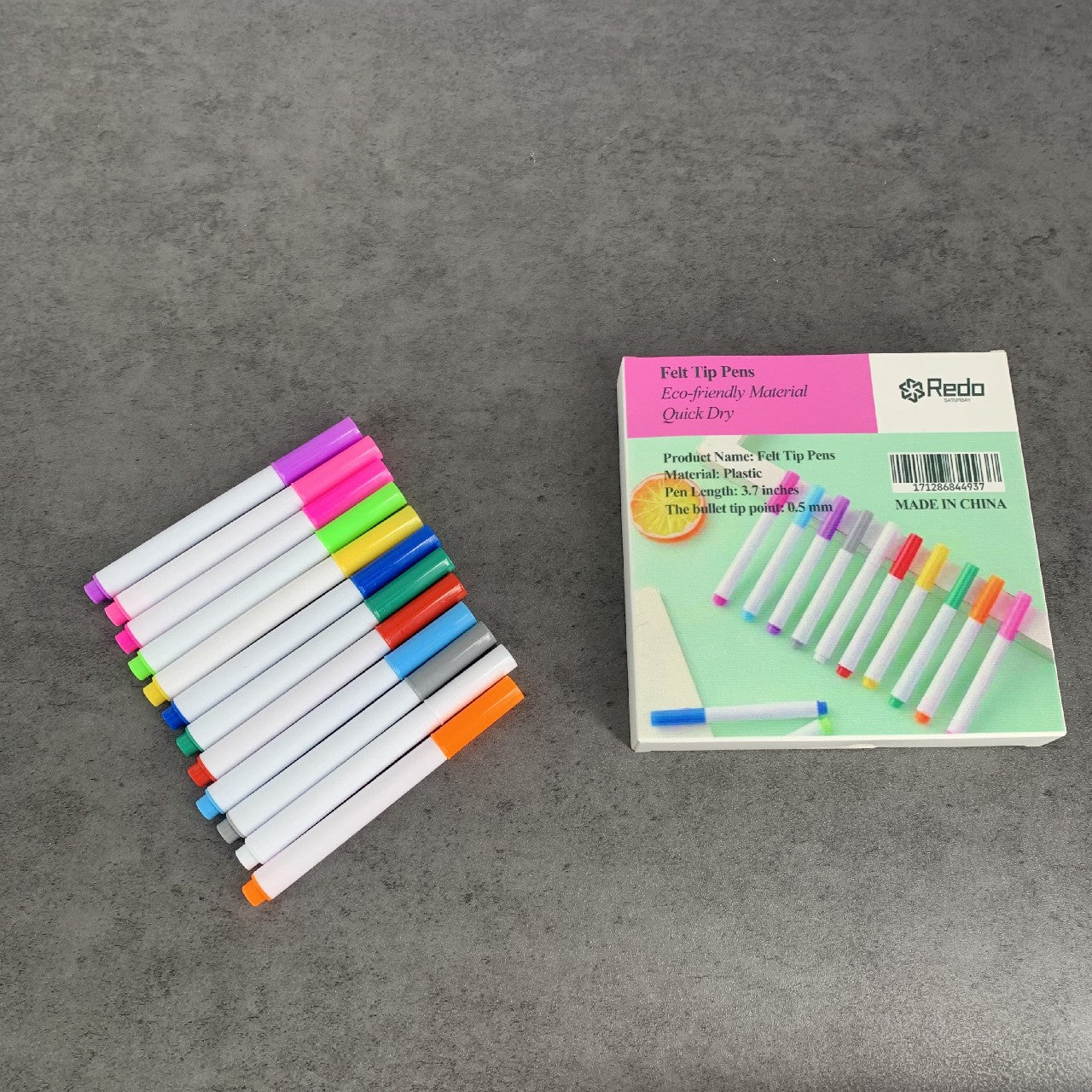 Redo Saturday Felt Pens High Quality Colored Felt Pens for Drawing Diary School