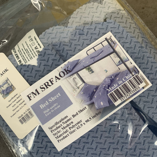 FM SRFAOK Duvet Cover Pillowcase Bed Sheet Simple Bedding Sets Single Twin Double Beds