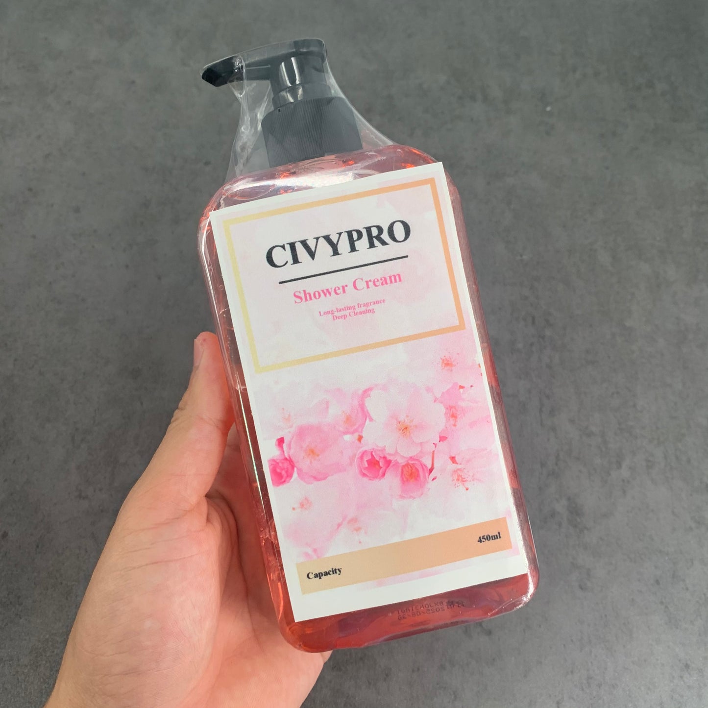 CIVYPRO Cherry Blossom Fragrance Body Wash Deep Cleansing Fragrance Long Lasting