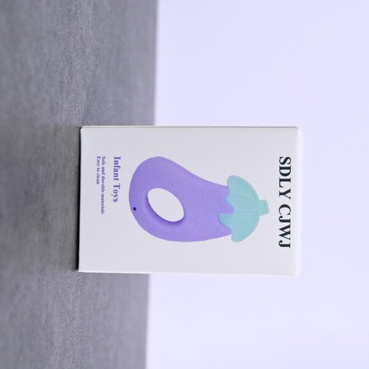 SDLY CJWJ Newborn Baby Grab Toys Chews Food Grade Kid Toy in Purple