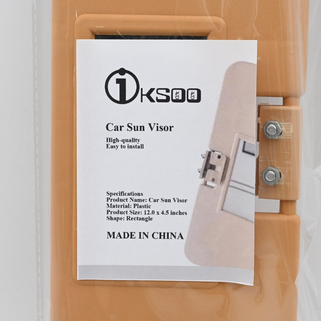 IKSOO Car Sun Visor Rectangle Left Driver Side Sun Visor fit for Most Vehicle