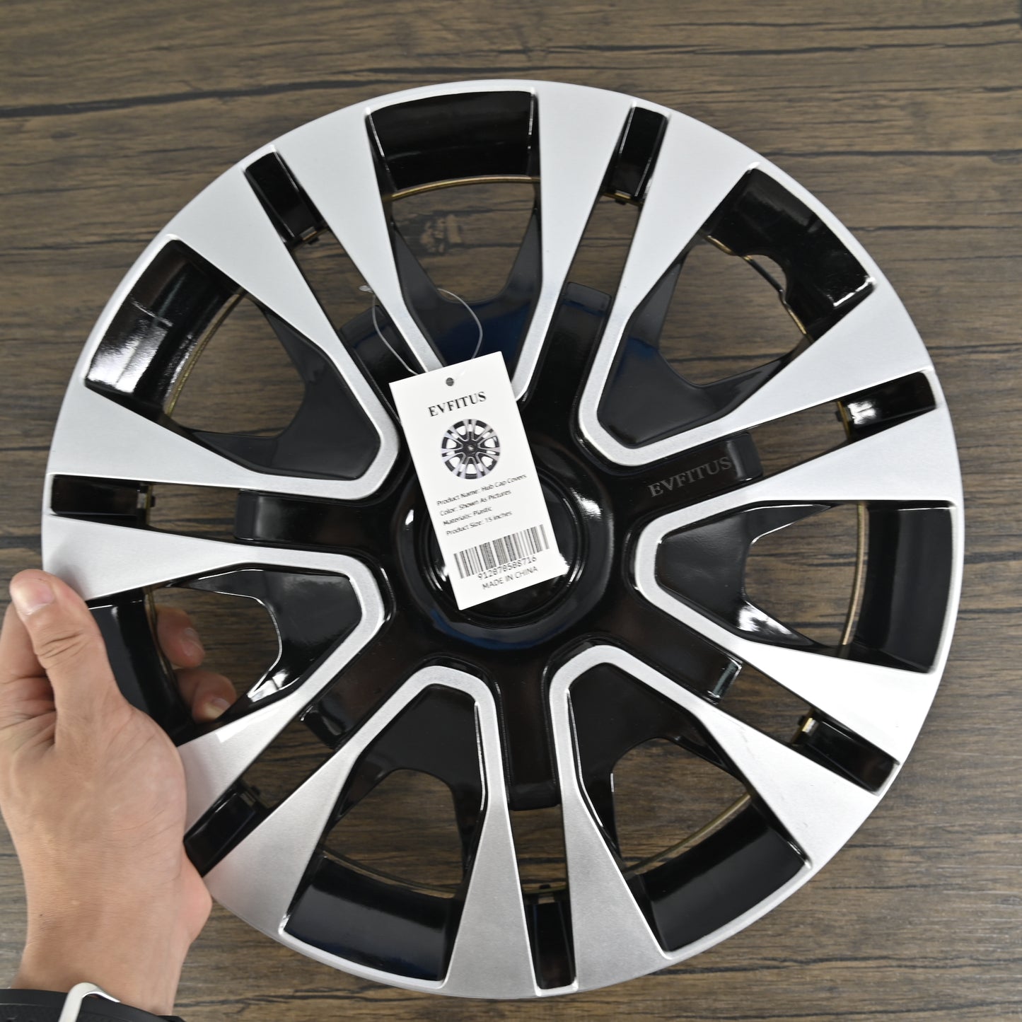 EVFITUS Automobile Hubcap Full Cover Accessories 15" Wheel Hub Cap Cover