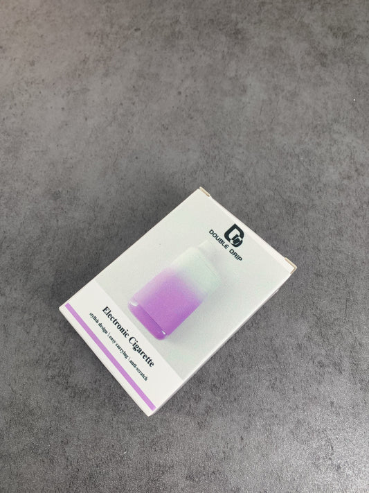DOUBLE DRIP Light Nicotine Grape Flavor Content E-cigarettes in Purple