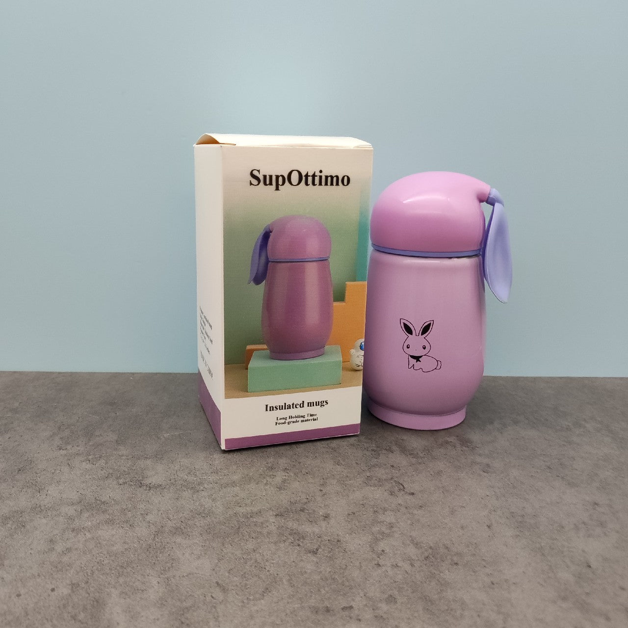 SupOttimo Insulated Mug with Lid Stainless Steel Vacuum Insulated Double Wall Mug
