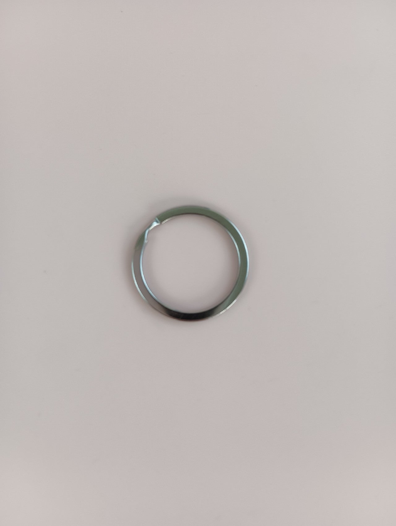 waaoonue 1 Inch Flat Key Ring Metal Key Ring Flat Ring For Home Car Key Attachment