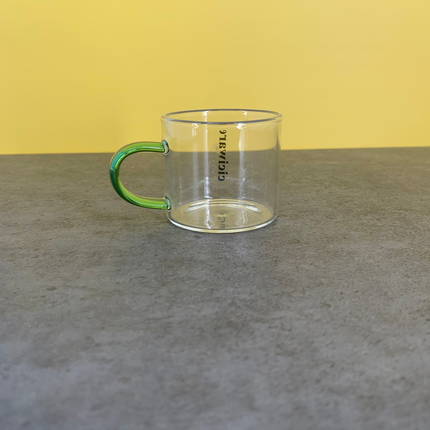 ciciware Heat-resistant Glass Tea Set Color Handle Tea Cup Elegant