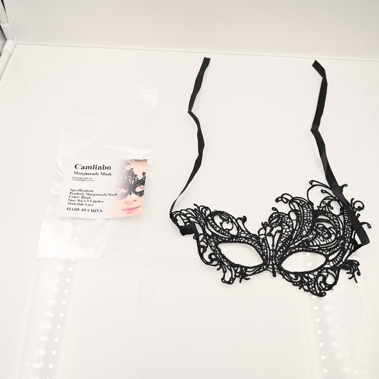 Camlinbo Masquerade Mask Lace Masquerade Mask for Costume,Thememed Party, Black