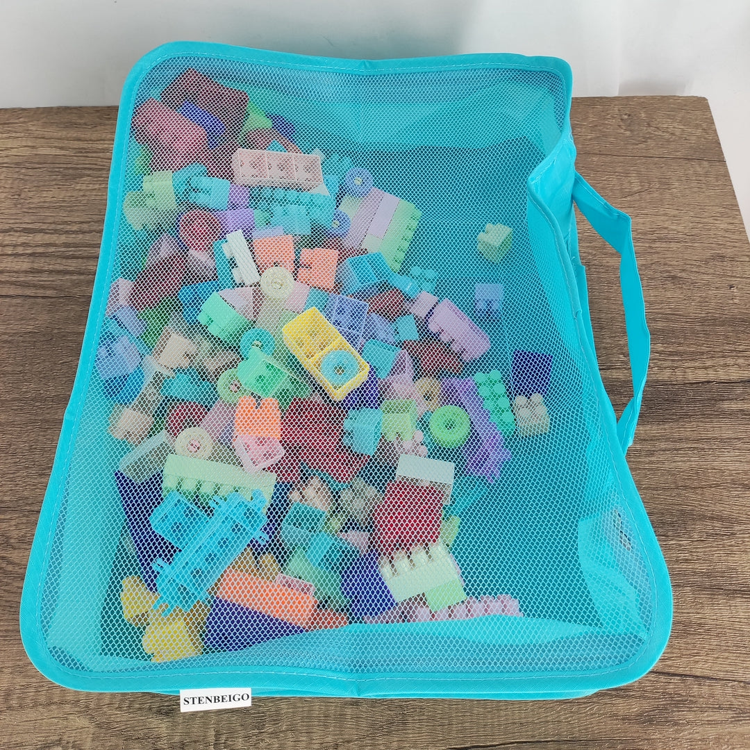 STENBEIGO Toy Building Blocks Toddler Block Toys with Storage Bag Gift Ideas for Kids