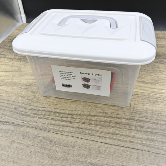 Garbage fighter Plastic Storage Box Finishing Drug Stationery Skin Care Products Storage Basket