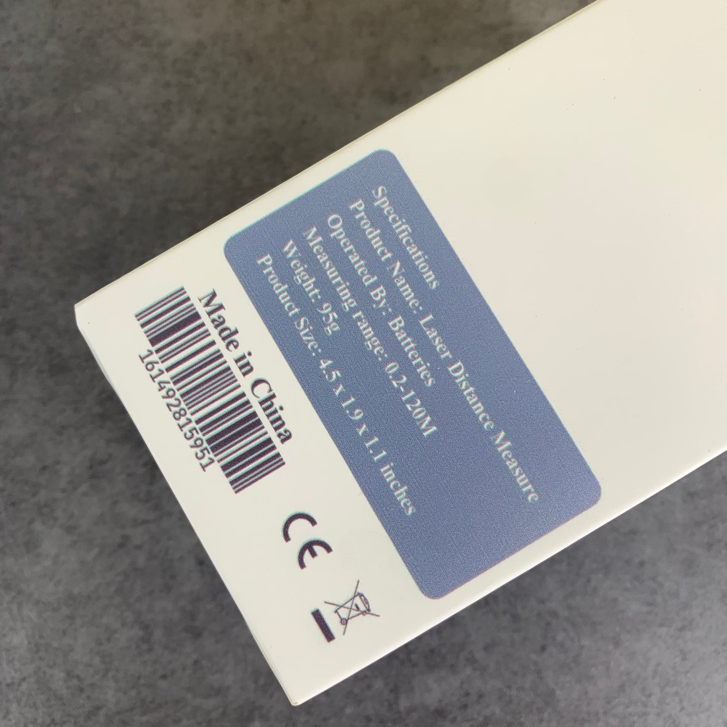 NEVER OVER 1 18 Laser Distance Meter Measure Rangefinder