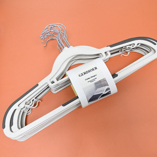 GERDIOEB Clothes Hanger Magic Hanger Seamless Non-Slip Adult Plastic Hanger