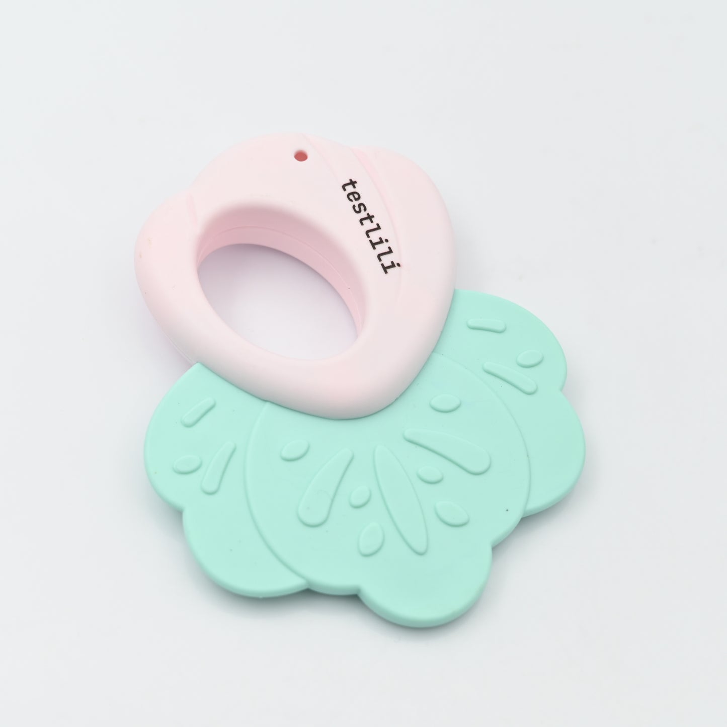 testlili Newborn Baby Rattles Grab Toys Chews Teethers Soft Rubber Bell Kid Toy