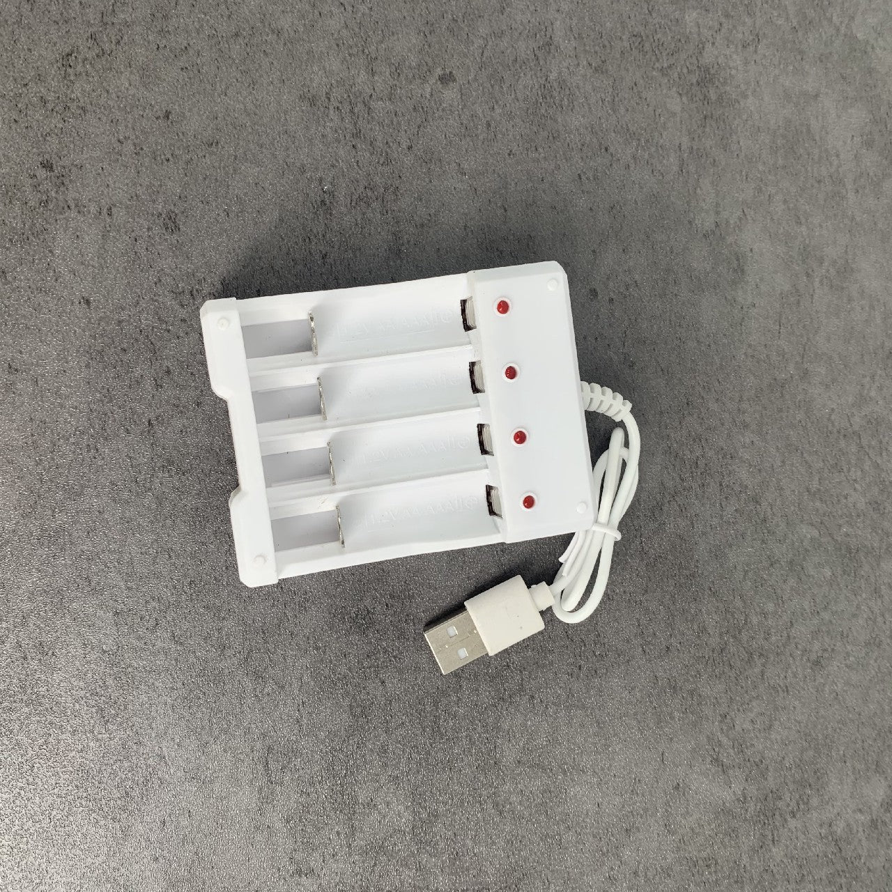 CORSULIN 3 Charging Slots Battery Chargers USB High-Speed Charging for Rechargeable Batteries