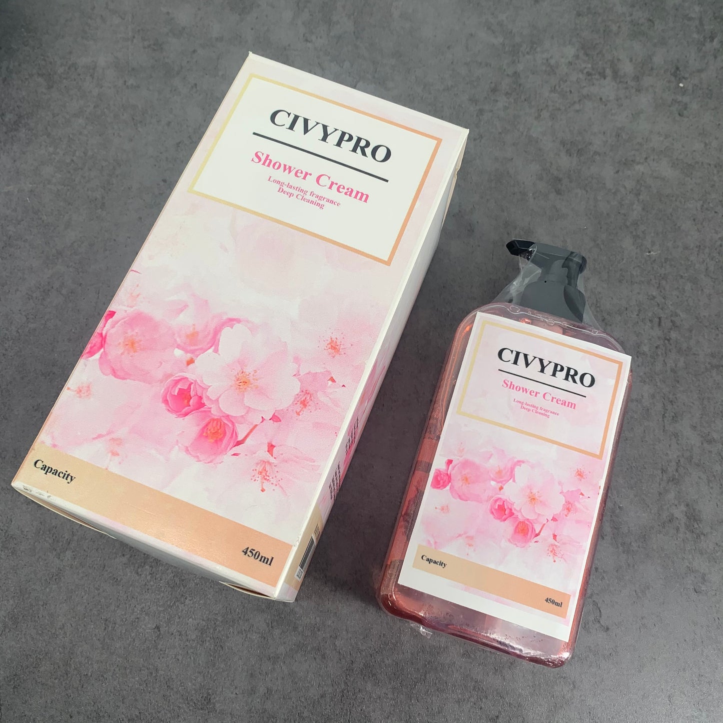 CIVYPRO Cherry Blossom Fragrance Body Wash Deep Cleansing Fragrance Long Lasting