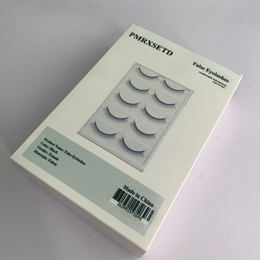 PMRXSETD Natural False Eyelashes in Black