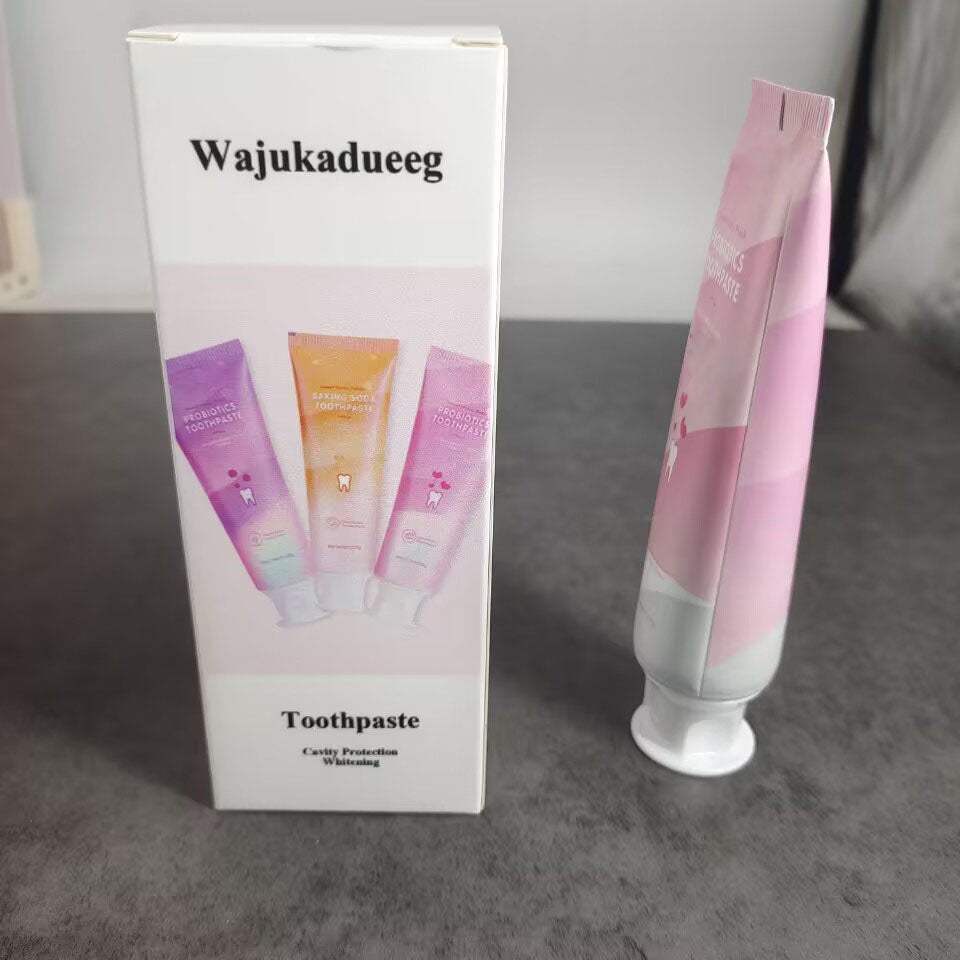Wajukadueeg Whitening Toothpast Peach Flavor Remove Bad Breath for Sensitive Teeth
