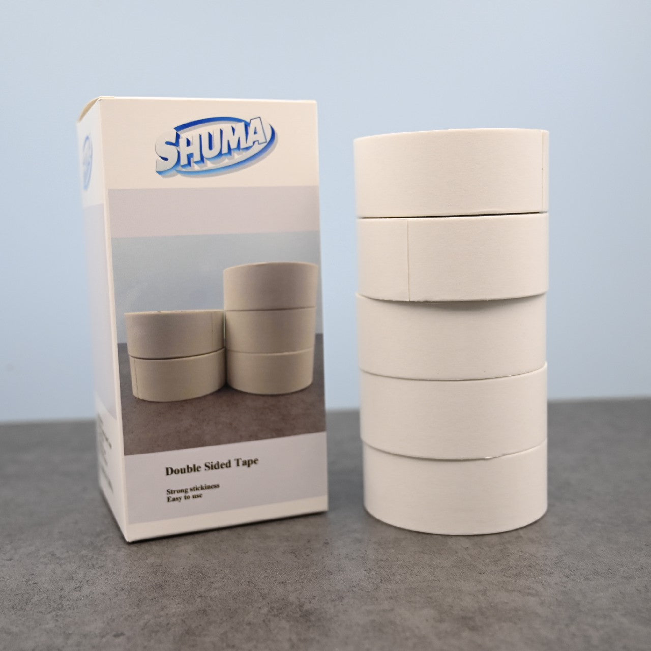 SHUMA Double Sided Adhesive Tape for Cards Making and Office School Stationery Supplies