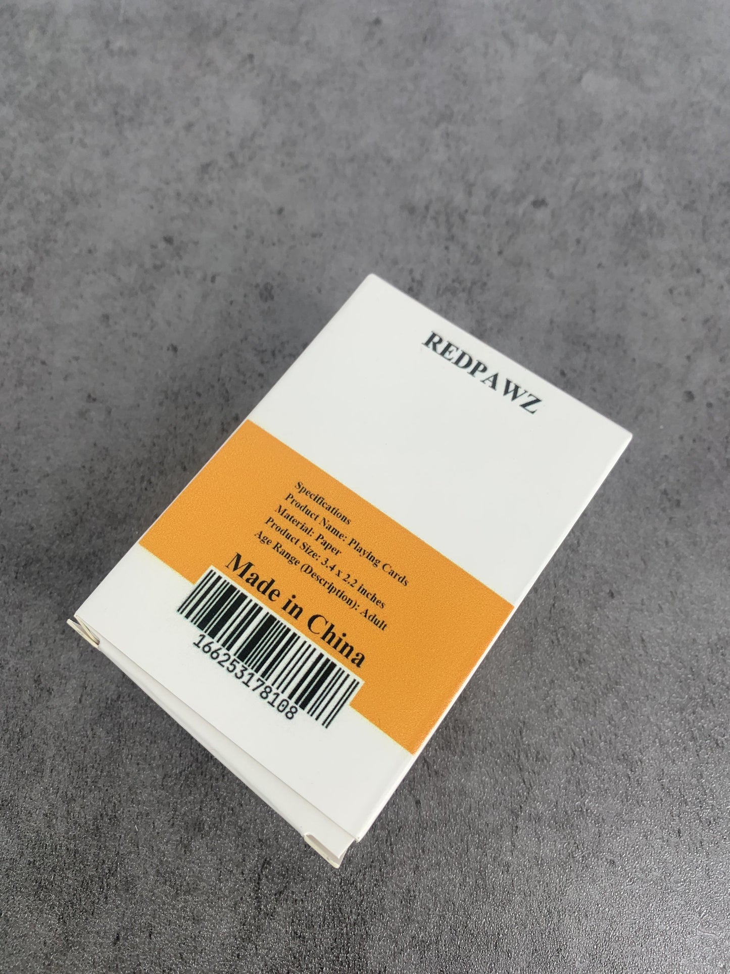 REDPAWZ Standard Paper Playing Card Ordinary Playing Cards