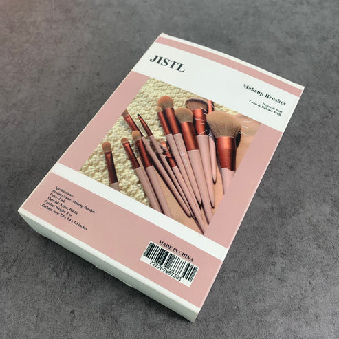 JISTL Makeup Brushes Kit Makeup Brushes Eyeshadow Nose Shadow Lip Brush Kit In Pink