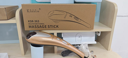 Vibromassage Apparatus Handheld Neck Back Electric Vibromassage Massager, Gold