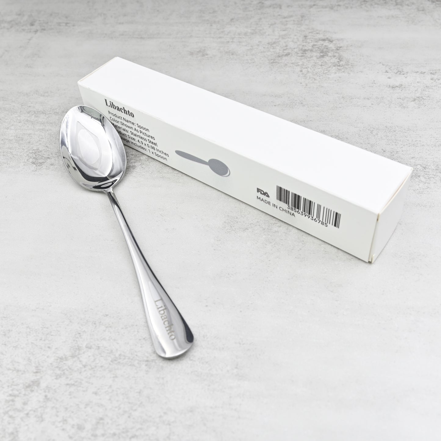 Libachto High Quality Steel Stainless Spoon Tea Coffee Soup Rice Dishware
