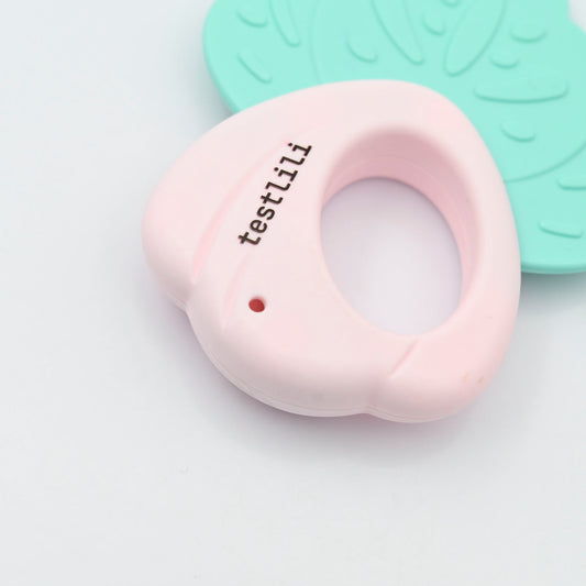 testlili Newborn Baby Rattles Grab Toys Chews Teethers Soft Rubber Bell Kid Toy