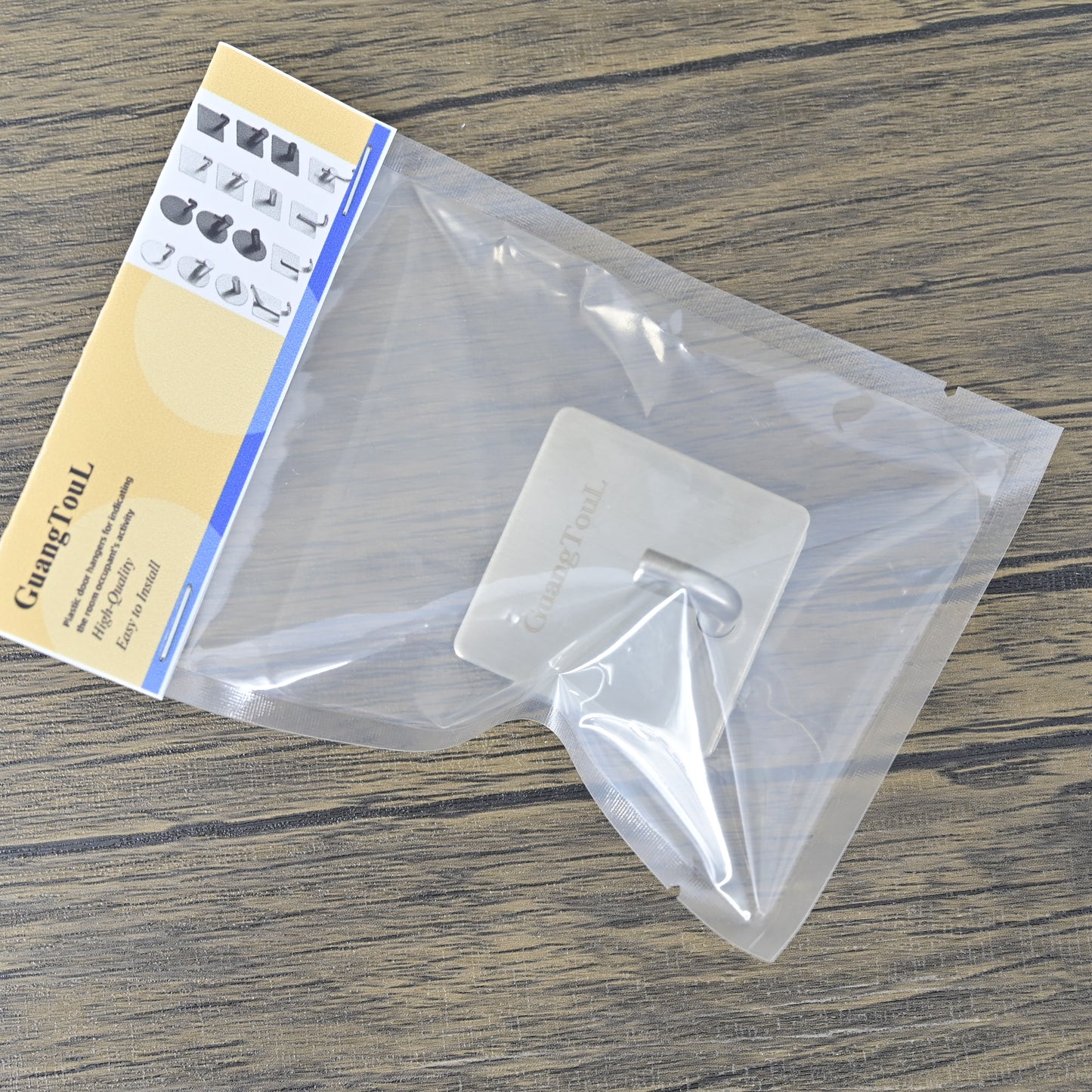 GuangTouL Metal Hooks Stainless Steel Punch-free Hook in Silver
