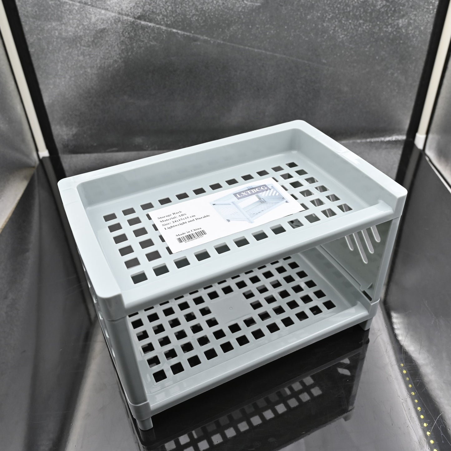 LXTBCG Double Storage Rack for Kitchen Tableware Shelves Home Bathroom Storage Rack