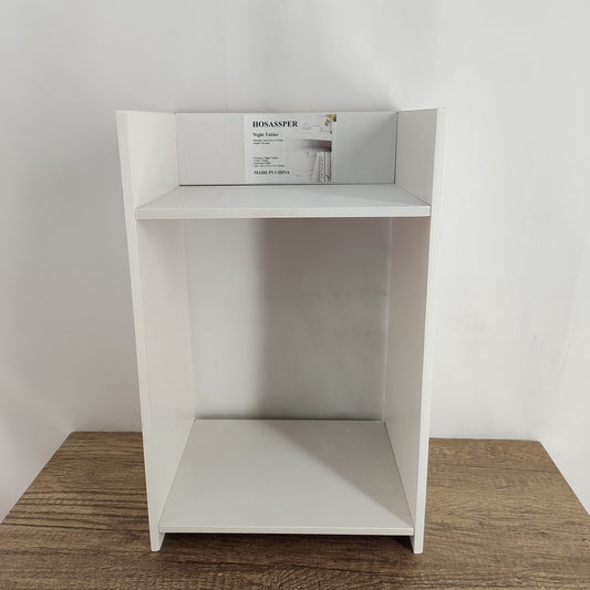 HOSASSPER Night Tables Modern Nightstand Wood Bedside Table for Bedroom, White
