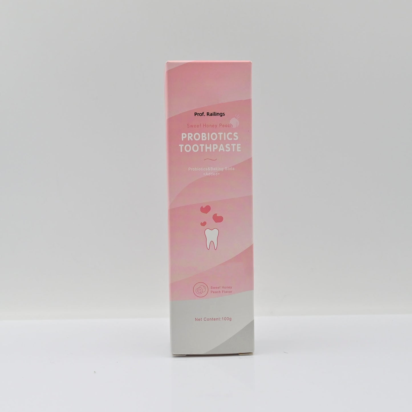 Prof. Railings Toothpaste for Sensitive Teeth and Cavity Prevention