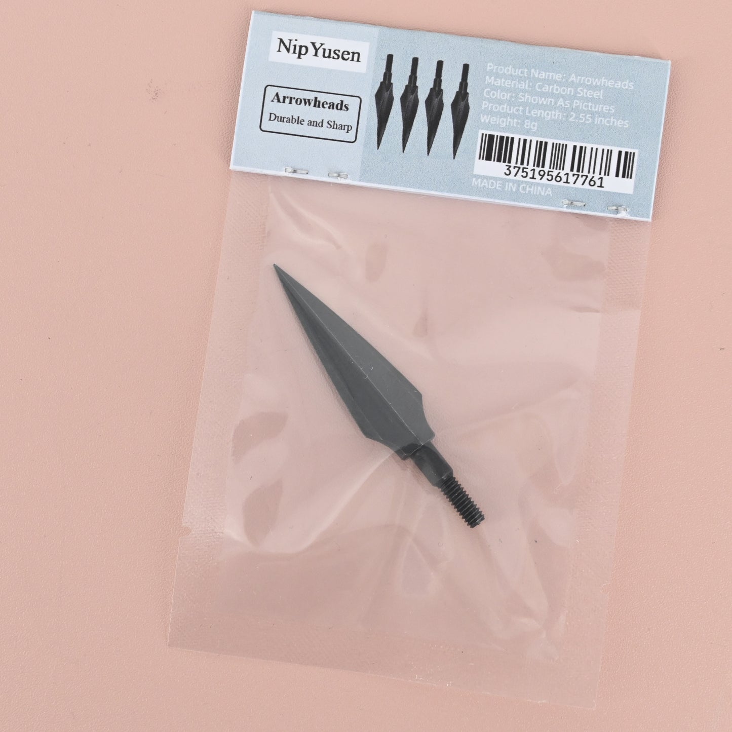 NipYusen Arrow Tip Broadheads Steel Black Archery Hunting Arrowhead Tips Archery Equipment