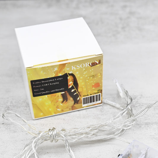 KSORCN String Lights for Festive Decoration Warm White Decoration