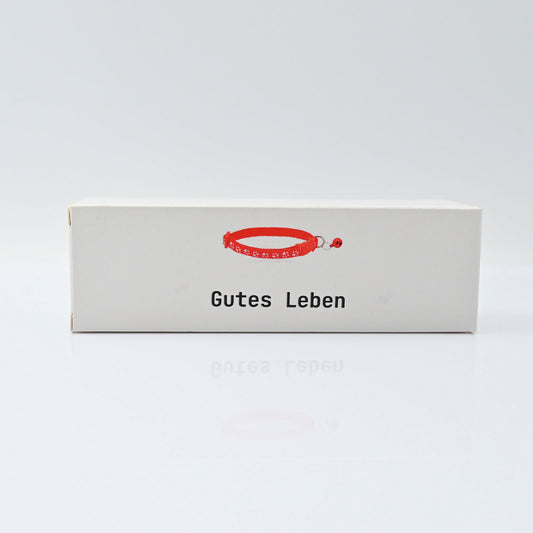 Gutes Leben Pet Cat Bell Collar Cat Paw Print Adjustable Collar Pet Accessories