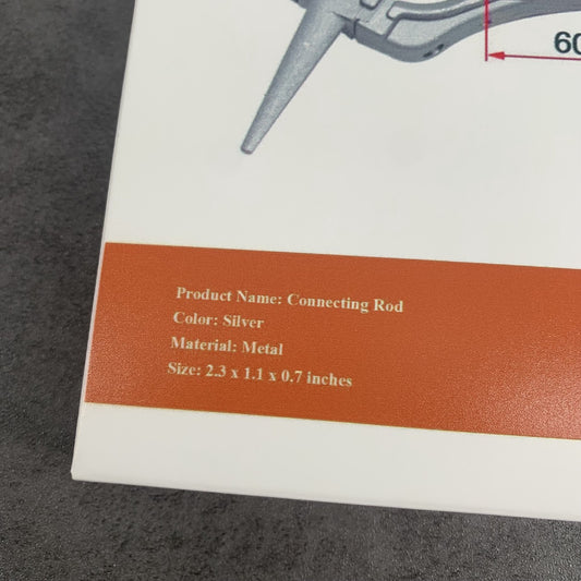 QTVITGE Metal Connecting Rod Engine Connecting Rod Replacement, Universal