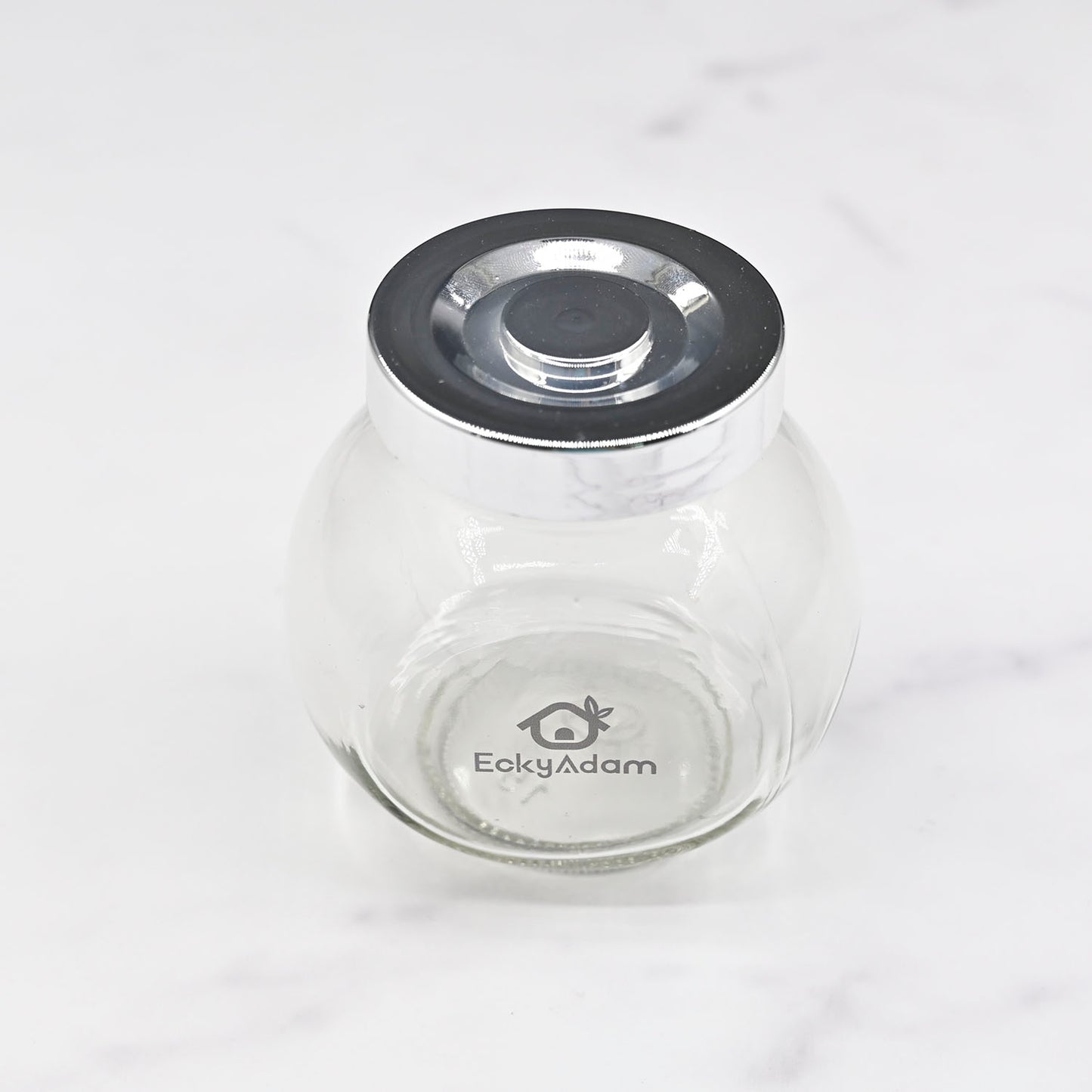 EckyAdam Containers for Household Food Glass Containers Storage Bottles Convenience Organizer Jars