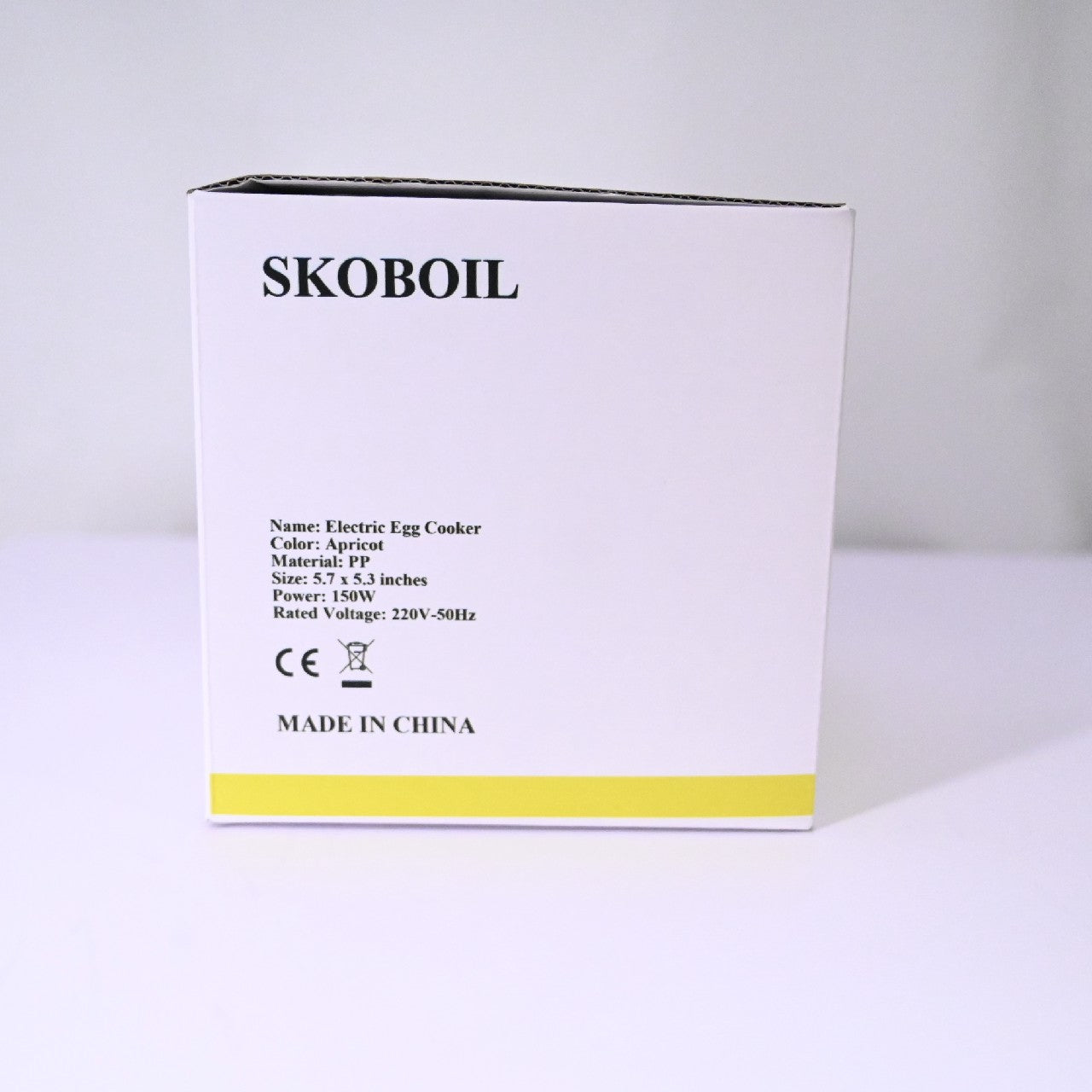 SKOBOIL Auto Shut Off Single Stack Electric Egg Cookers and Poacher for Home Use