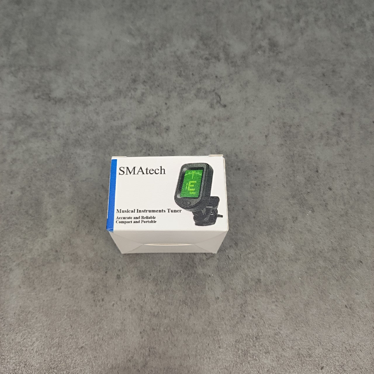 SMAtech Clip On Tuner for Guitar, Bass, Ukelele, Musical Instruments Tuner, Black